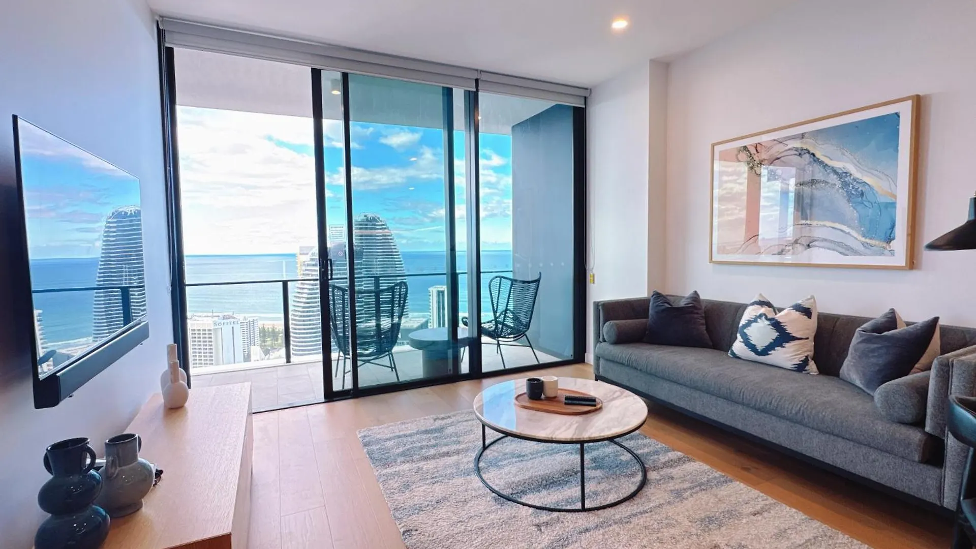 شقة Casino & Luxury Sky High Oceanview 2Br 2Ba Parking غولد كوست