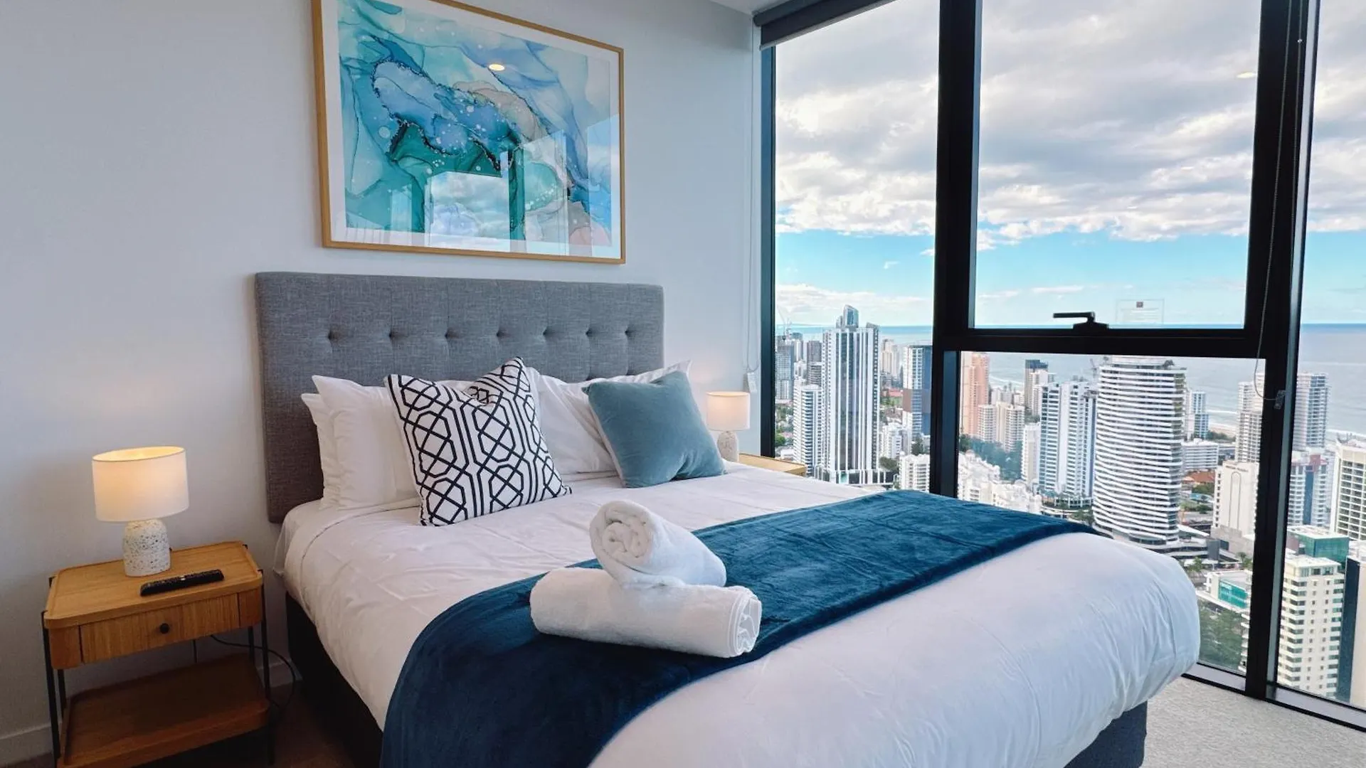 شقة Casino & Luxury Sky High Oceanview 2Br 2Ba Parking غولد كوست